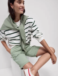 2pk Cotton Rich Tea Dyed Chino Shorts -M&S 2pk Cotton Rich Tea Dyed Chino Shorts 3