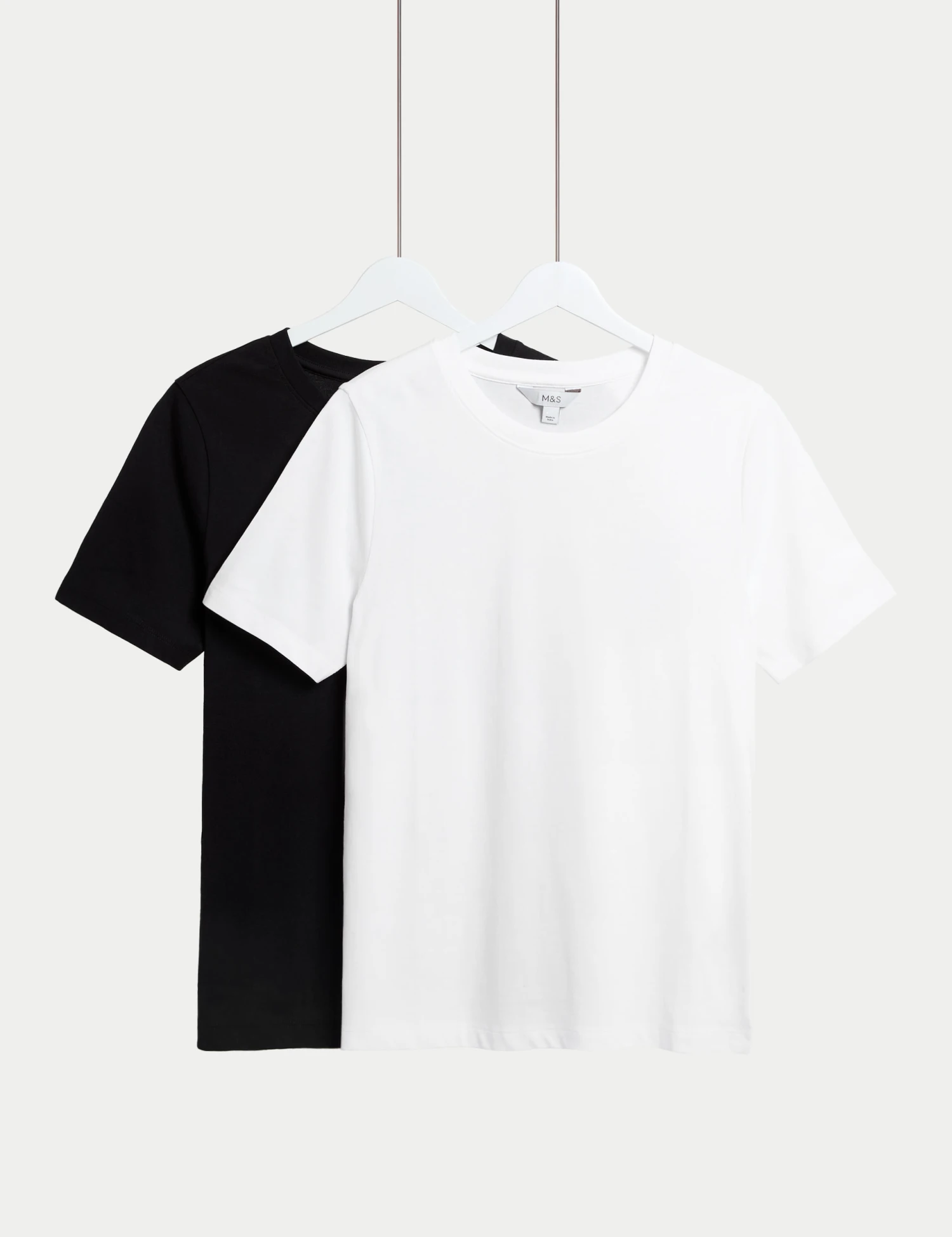 2pk Pure Cotton T-Shirt 3 2pk Pure Cotton T-Shirt