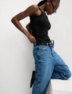 2pk Pure Cotton Vest -M&S 2pk Pure Cotton Vest 3