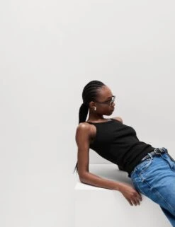 2pk Pure Cotton Vest -M&S 2pk pure cotton vest 6