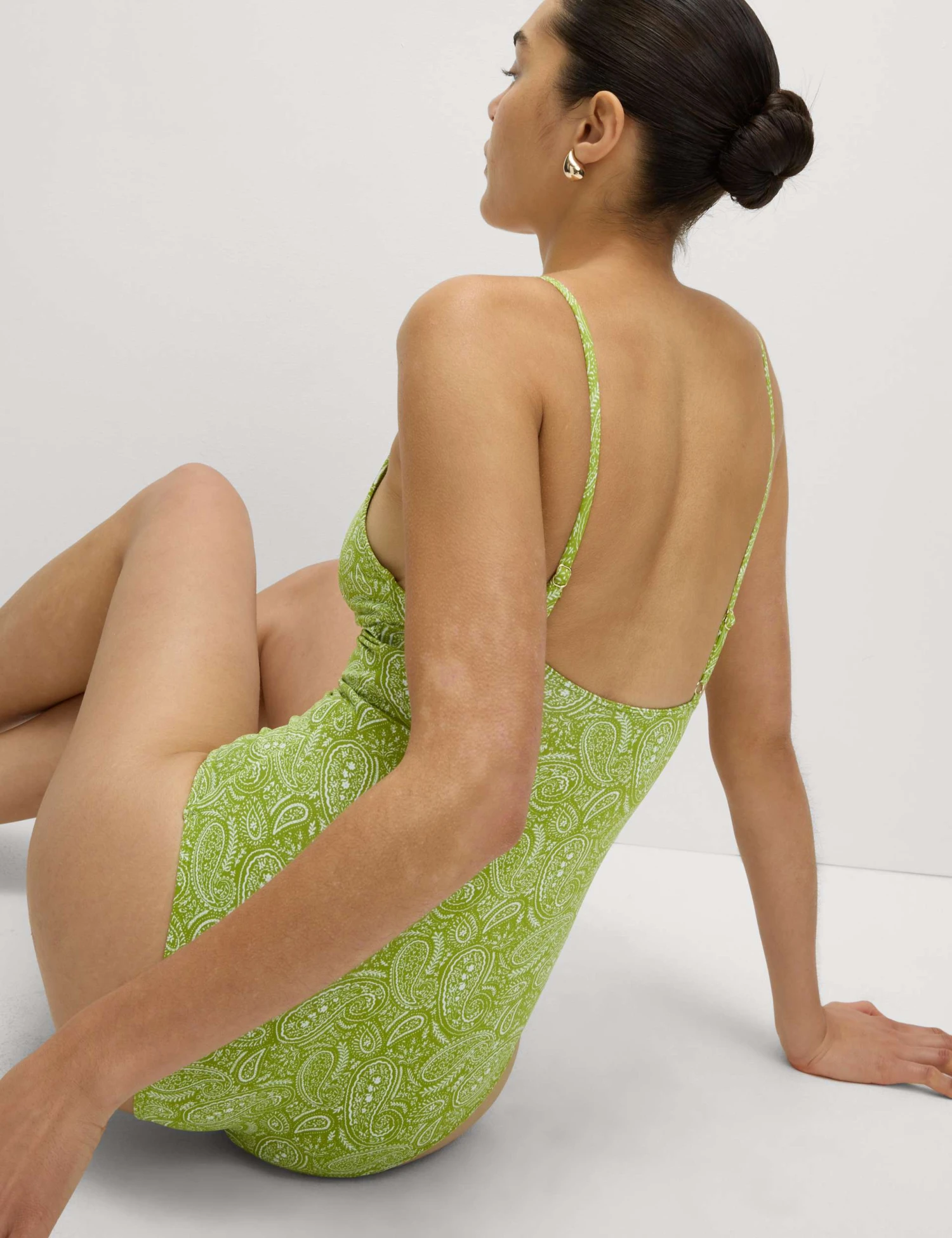 360 Tummy Control Printed Cut Out Neck Swimsuit 6 360 Tummy Control Printed Cut Out Neck Swimsuit - Image 4