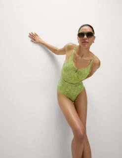 360 Tummy Control Printed Cut Out Neck Swimsuit 26 360 Tummy Control Printed Cut Out Neck Swimsuit -M&S 360 Tummy Control Printed Cut Out Neck Swimsuit 4