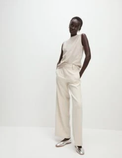 Air-Yarn Crew Neck Knitted Vest -M&S Air Yarn Crew Neck Knitted Vest 3