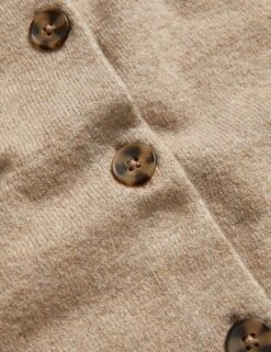 Air-Yarn Ribbed Crew Neck Cardigan -M&S Air Yarn Ribbed Crew Neck Cardigan 6