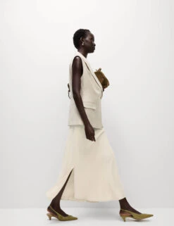 Bias Cut Maxi Skirt -M&S Bias Cut Maxi Skirt 3