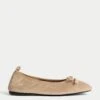 Bow Ballerina Slippers 2 Bow Ballerina Slippers -M&S Bow Ballerina Slippers