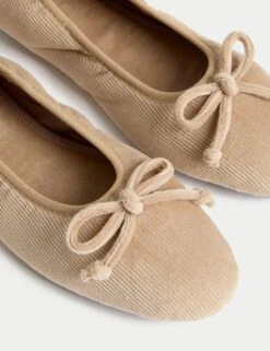 Bow Ballerina Slippers -M&S Bow Ballerina Slippers 2