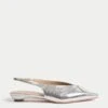 Bow Wedge Slingback Shoes -M&S Bow Wedge Slingback Shoes