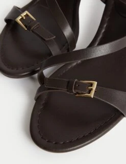 Buckle Kitten Heel Sandals -M&S Buckle Kitten Heel Sandals 2