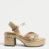Buckle Platform Sandals -M&S Buckle Platform Sandals