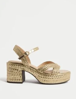 Buckle Platform Sandals