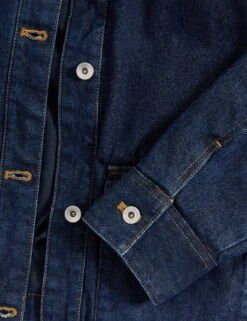 Collared Relaxed Denim Jacket -M&S Collared Relaxed Denim Jacket 6