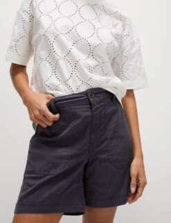 Cotton Blend Cargo Shorts -M&S Cotton Blend Cargo Shorts 3