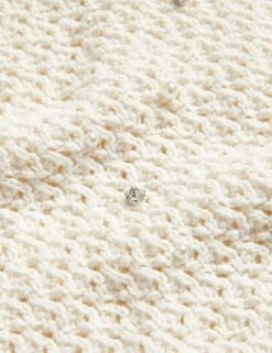 Cotton Blend Embellished Knitted Top 20 Cotton Blend Embellished Knitted Top -M&S Cotton Blend Embellished Knitted Top 5