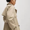 Cotton Rich Belted Longline Trench Coat -M&S Cotton Rich Belted Longline Trench Coat