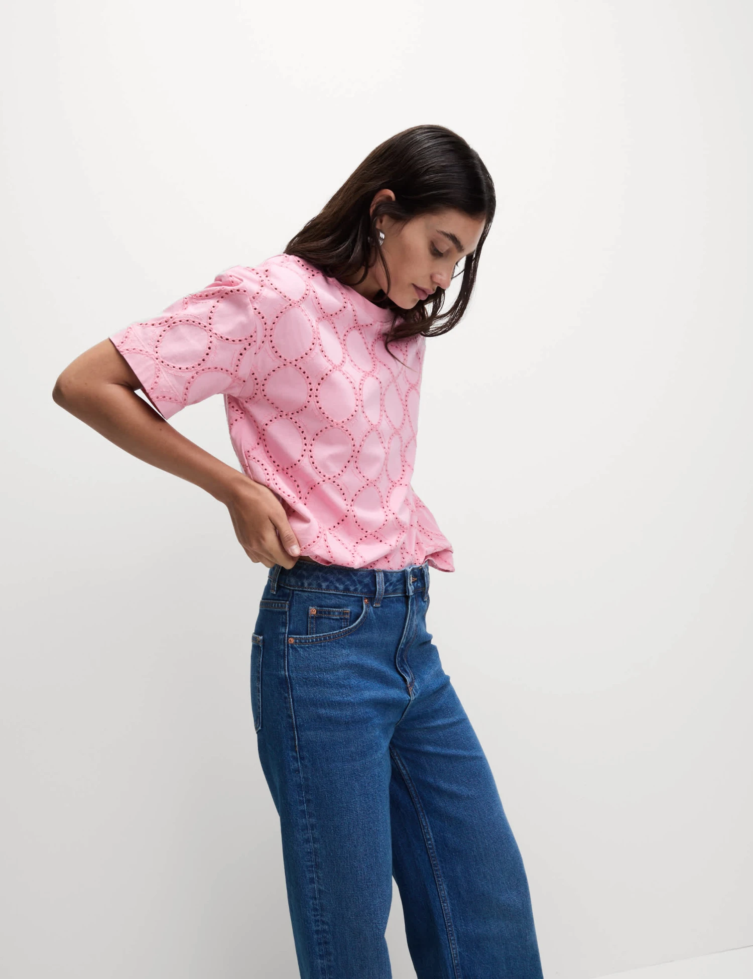 Cotton Rich Broderie T-Shirt 6 Cotton Rich Broderie T-Shirt - Image 4