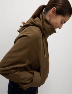 Cotton Rich Canvas Stormwear™ Hooded Parka -M&S Cotton Rich Canvas Stormwear Hooded Parka 4