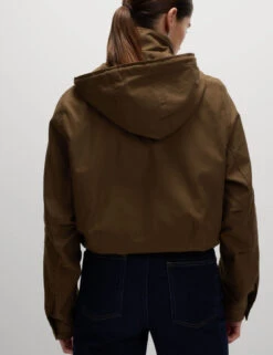 Cotton Rich Canvas Stormwear™ Hooded Parka -M&S Cotton Rich Canvas Stormwear Hooded Parka 6