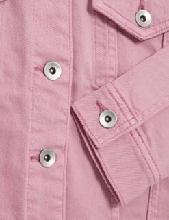 Cotton Rich Denim Jacket With Stretch -M&S Cotton Rich Denim Jacket with Stretch 4