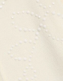 Cotton Rich Embellished Crew Neck Cardigan -M&S Cotton Rich Embellished Crew Neck Cardigan 5