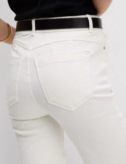 Cotton Rich High Waisted Magic Denim Shorts -M&S Cotton Rich High Waisted Magic Denim Shorts 2