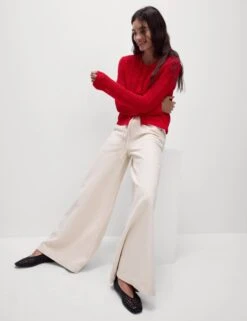 Cotton Rich Open Stitch Cropped Cardigan -M&S Cotton Rich Open Stitch Cropped Cardigan 2