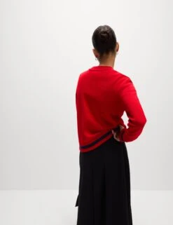 Cotton Rich Relaxed Bomber Cardigan -M&S Cotton Rich Relaxed Bomber Cardigan 3