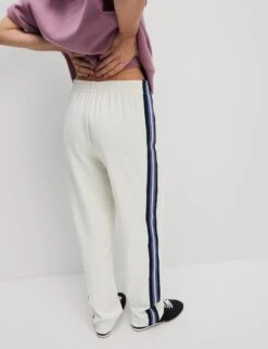 Cotton Rich Retro Side Stripe Joggers