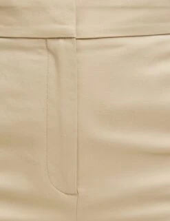 Cotton Rich Straight Leg Ankle Grazer Trousers -M&S Cotton Rich Straight Leg Ankle Grazer Trousers 3