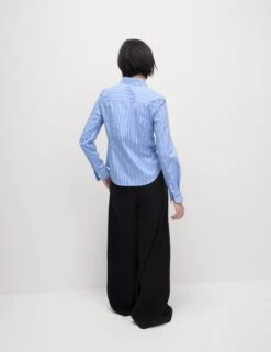 Cotton Rich Striped Fitted Shirt -M&S Cotton Rich Striped Fitted Shirt 2