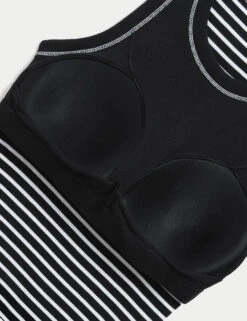 Cotton Rich Striped Secret Support Vest -M&S Cotton Rich Striped Secret Support Vest 5