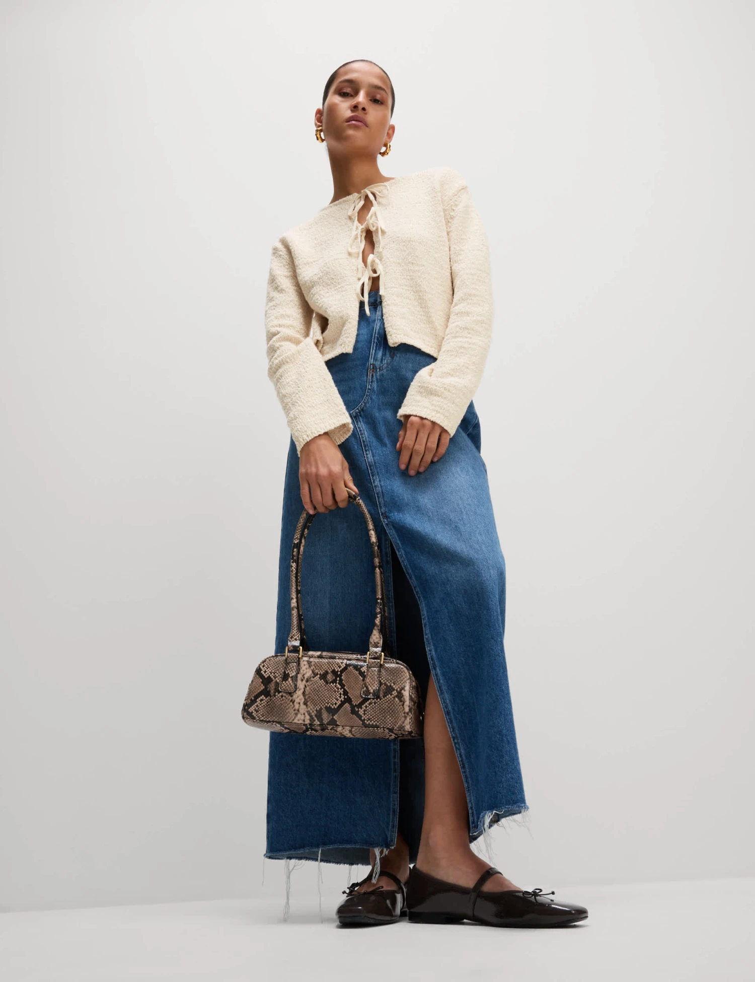 Cotton Rich Textured Cardigan 4 Cotton Rich Textured Cardigan - Image 2