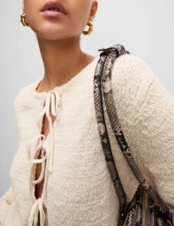 Cotton Rich Textured Cardigan