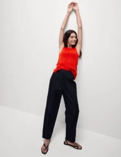 Crew Neck Knitted Vest -M&S Crew Neck Knitted Vest 2