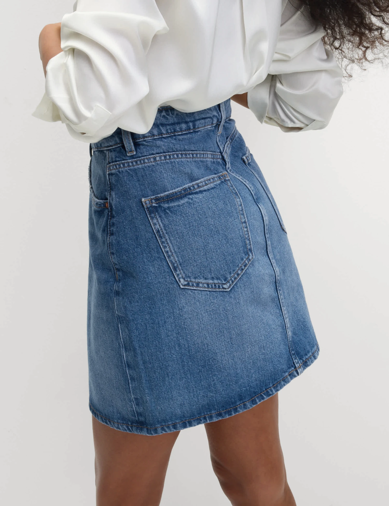 Denim Mini Skirt 5 Denim Mini Skirt - Image 3