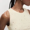 Embellished Crew Neck Vest Top -M&S Embellished Crew Neck Vest Top