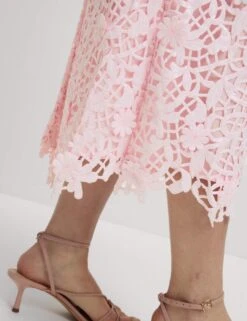 Embellished Cutwork Midaxi Column Skirt -M&S Embellished Cutwork Midaxi Column Skirt 2