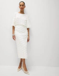 Embellished Midaxi Column Skirt -M&S Embellished Midaxi Column Skirt 4