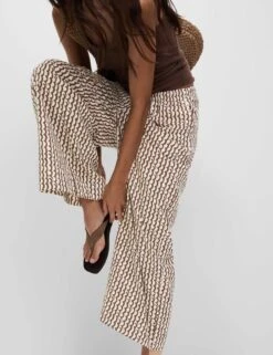 Geometric Wide Leg Culottes