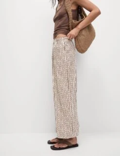 Geometric Wide Leg Culottes -M&S Geometric Wide Leg Culottes 3