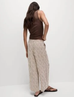 Geometric Wide Leg Culottes -M&S Geometric Wide Leg Culottes 5