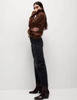 High Waisted Carrot Leg Ankle Grazer Jeans -M&S High Waisted Carrot Leg Ankle Grazer Jeans 3