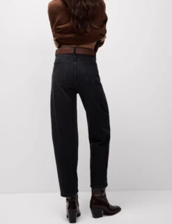 High Waisted Carrot Leg Ankle Grazer Jeans -M&S High Waisted Carrot Leg Ankle Grazer Jeans 4