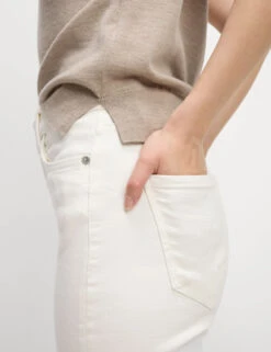 High Waisted Slim Flare Cropped Jeans -M&S High Waisted Slim Flare Cropped Jeans 3