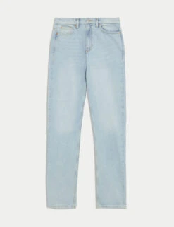 M&S -M&S High Waisted Stovepipe Straight Leg Jeans 1