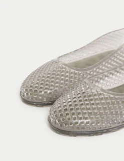 Jelly Slip On Ballet Pumps -M&S Jelly Slip On Ballet Pumps 2