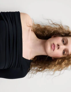 Jersey Asymmetric Neck Bardot Top 17 Jersey Asymmetric Neck Bardot Top -M&S Jersey Asymmetric Neck Bardot Top 4