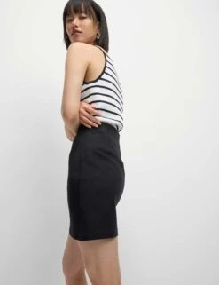 Jersey Mini A-Line Skirt -M&S Jersey Mini A Line Skirt 4