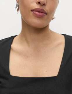 Jersey Square Neck Top -M&S Jersey Square Neck Top 4