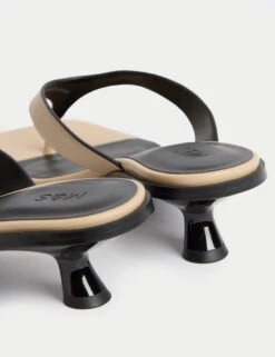 Kitten Heel Toe Thong Sandals 11 Kitten Heel Toe Thong Sandals -M&S Kitten Heel Toe Thong Sandals 2